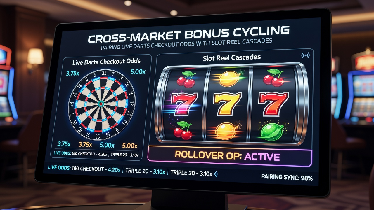 Close-up view of a slot machine display highlighting cascading symbols and win multipliers during gameplay