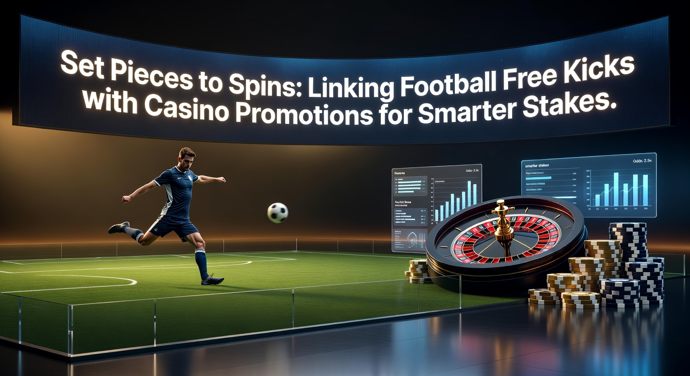 Casino slot machine displaying a jackpot win alongside a soccer player celebrating a free kick goal