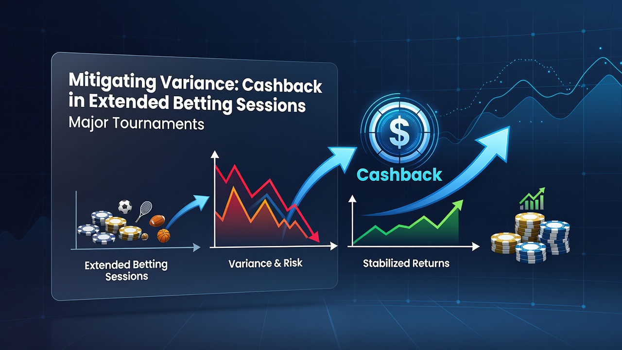 Diagram illustrating cashback calculations during extended tournament betting periods