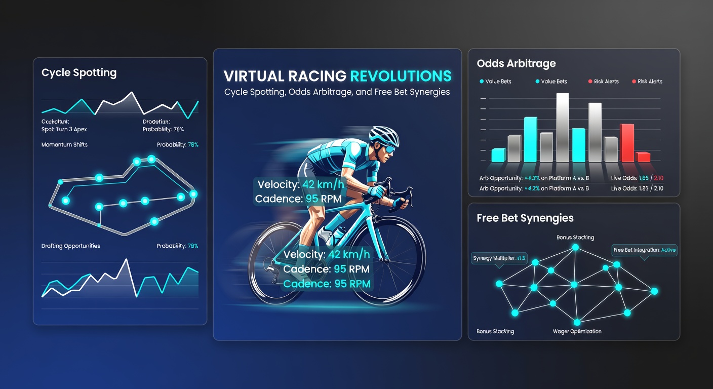 Screenshot of multiple bookmaker odds comparison for a virtual greyhound race, highlighting arbitrage opportunities
