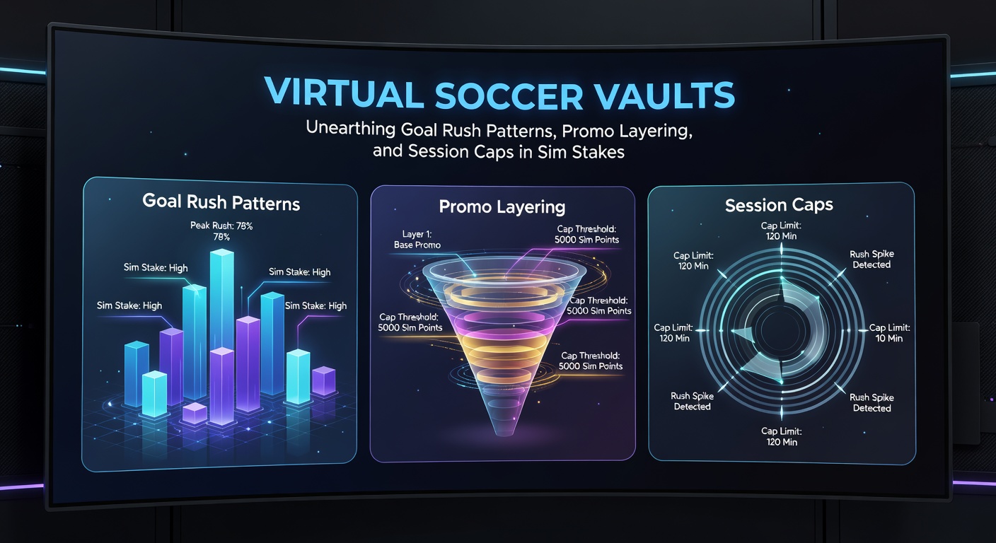 Close-up graphic of layered betting promotions overlaid on a virtual soccer scoreboard, highlighting bonus multipliers and stake caps during a goal rush