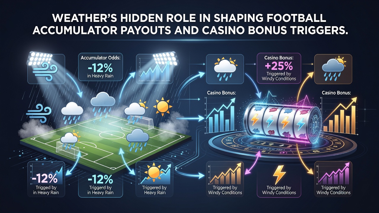 Casino interface displaying bonus trigger notifications alongside sports betting dashboard